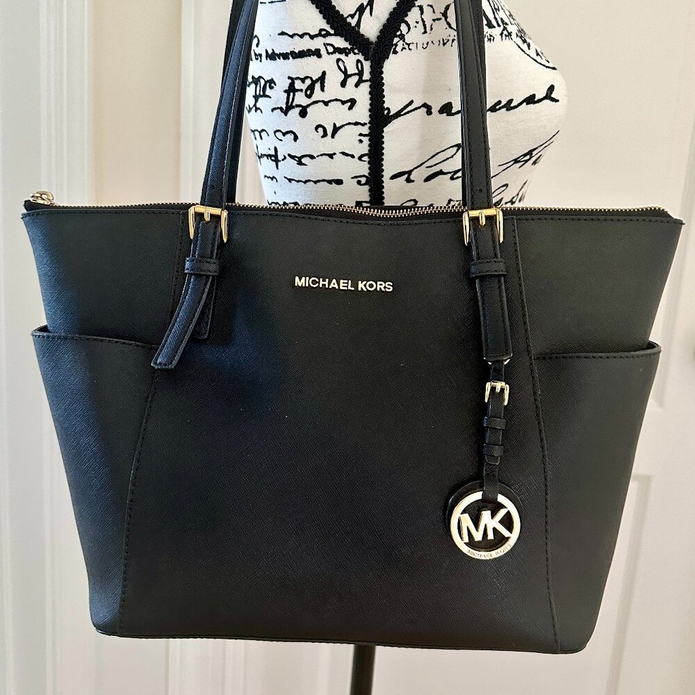 Michael Kors Charlotte Tote Logo Jet Set Tote Bag